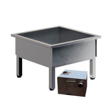 Ванна моечная моповая RESTOINOX ВММ-1/4 в пескоуловителем 17 л.