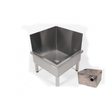 Ванна моечная моповая RESTOINOX ВММ-1/9-2Ф с пескоуловителем 17 л.