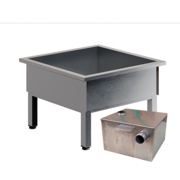 Ванна моечная моповая RESTOINOX ВММ-1/5 с пескоуловителем 17 л .