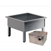 Ванна моечная моповая RESTOINOX ВММ-1/9 с пескоуловителем 17 л