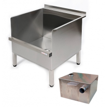 Ванна моечная моповая RESTOINOX ВММ-1/5-Б3Ф с пескоуловителем 17 л