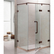 Душевой уголок Grossman Status ST-120RGQR розовое золото