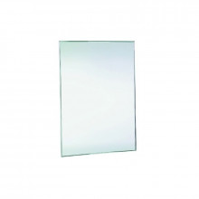 Зеркало с рамкой из нержавеющей матовой стали 60х45 см Nofer 08050.S