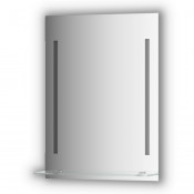Зеркало с полочкой cо встроенным LED-светильником Evoform Ledline-S 55 х 75 см BY 2161