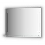 Зеркало с полочкой cо встроенным LED-светильником Evoform Ledline-S 100 х 75 см BY 2166