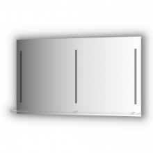 Зеркало с полочкой cо встроенным LED-светильником Evoform Ledline-S 130 х 75 см BY 2169