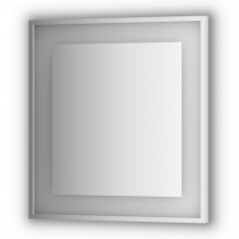 Зеркало в багетной раме cо встроенным LED-светильником Evoform Ledside 70 х 75 см BY 2202