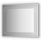 Зеркало в багетной раме cо встроенным LED-светильником Evoform Ledside 90 х 75 см BY 2204