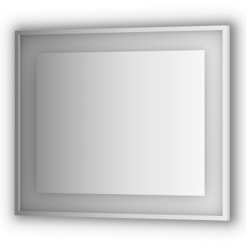Зеркало в багетной раме cо встроенным LED-светильником Evoform Ledside 90 х 75 см BY 2204