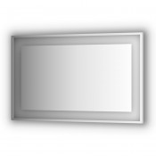 Зеркало в багетной раме cо встроенным LED-светильником Evoform Ledside 120 х 75 см BY 2207