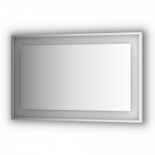 Зеркало в багетной раме cо встроенным LED-светильником Evoform Ledside 120 х 75 см BY 2207