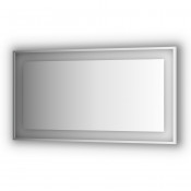 Зеркало в багетной раме cо встроенным LED-светильником Evoform Ledside 140 х 75 см BY 2209