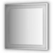Зеркало в багетной раме cо встроенным LED-светильником Evoform Ledside 90 х 90 см BY 2211
