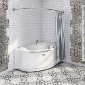 Карниз для шторы на ванну Радомир Амелия бронза 1-12-4-0-0-017