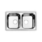 Мойка кухонная с выпуском IDDIS Strit S STR78S2i77K 780*480 нержавеющая сталь шелк