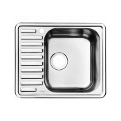 Мойка кухонная с выпуском IDDIS Strit S STR58SRi77K 585*485 нержавеющая сталь шелк, чаша справа