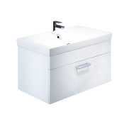 Тумба с умывальником Iddis New Mirro NMIR80Wi95K 80 см подвесная белая