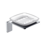 Мыльница IDDIS Slide SLISCG0i42, матовое стекло, хром