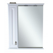 Зеркало-шкаф Misty Лувр 60 L белый