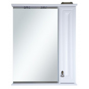 Зеркало-шкаф Misty Лувр 75 R белый