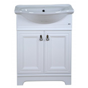 Тумба с раковиной Misty Лувр 60 белая