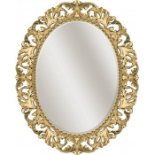 Зеркало Misty Аврора O.1021.BA.ZA col 142 (золото, овальное)