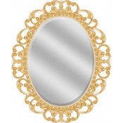 Зеркало Misty Аврора O.1076.PA.ZA col 142 (золото, овальное)