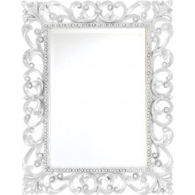 Зеркало Misty Аврора R.1076.PA.ZF col 131 (белый, прямоугольное)