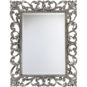Зеркало Misty Аврора R.1076.PA.ZF col 146 (серебро, прямоугольное)