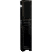 Пенал Misty Bella 35 R 2 ящ. с б/к черный с кристаллами