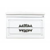 Тумба с раковиной Misty Дели 70 белая подвесная 2 ящ.