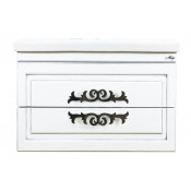 Тумба с раковиной Misty Дели 80 белая подвесная 2 ящ.