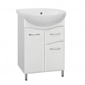 Тумба под раковину Style Line Эко Волна 11 ЛС-00000098 белый