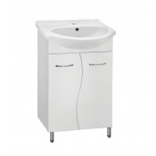 Тумба под раковину Style Line Эко Стандарт 12 ЛС-00000099 белая