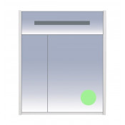 Зеркальный шкаф Misty Джулия 65 салатовый