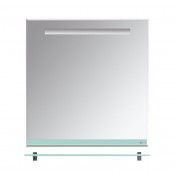 Зеркало Misty Джулия 75 голубое с полочкой