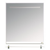 Зеркало Misty Джулия 75 белое White с полочкой