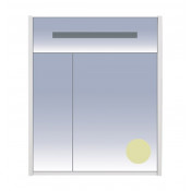 Зеркальный шкаф Misty Джулия 75 бежевый