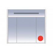 Зеркальный шкаф Misty Джулия 90 красный