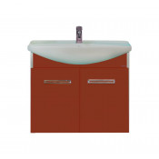 Тумба Misty 65 подвесная красная