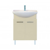 Тумба с раковиной Misty 65 бежевая Л-Джу01065-0310Пр+T106001111