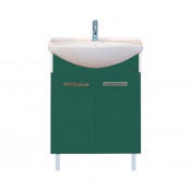 Тумба с раковиной Misty Джулия 65 зеленая