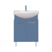 Тумба с раковиной Misty Джулия 65 синяя