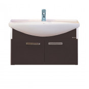 Тумба Misty 85 подвесная коричневая