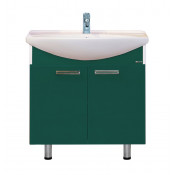 Тумба с раковиной Misty Джулия 85 зеленая