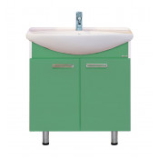 Тумба с раковиной Misty Джулия 85 салатовая