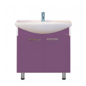 Тумба с раковиной Misty Джулия 85 сиреневая