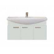 Тумба Misty 105 подвесная белая