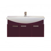 Тумба Misty 105 подвесная бордо