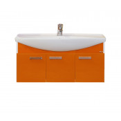 Тумба Misty 105 подвесная оранжевая